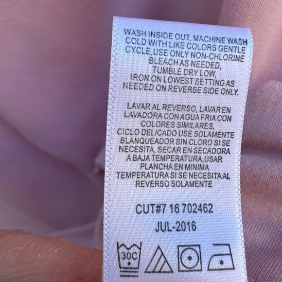 Ransom Womens Pink Cowl Neck Long Sleeve Lightweight Uneven Hem Turtleneck New L - Picture 9 of 10